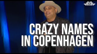 Russell Peters  Crazy Names in Copenhagen [upl. by Nylkcaj]