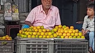 Orange Fruit Seller At Kanchrapara StationKanchrapara Railway Station ER [upl. by Bainter]