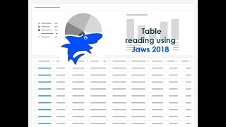 Jaws Basics for Beginners Part 3 Reading Tables [upl. by Yrennalf]