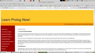 learn prolog now 11 Facts Rules and Queries ترجمة كتاب في لغة البرمجة برولوك [upl. by Berl]
