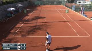 Carlos Gimeno Valero ESP vs Nikola Milojevic SRB Losinj challenger Round 1 [upl. by Dreyer]