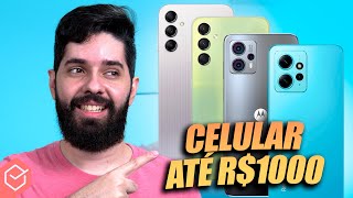 5 CELULARES até R1000 BONS e BARATOS  qual MELHOR CUSTO BENEFÍCIO nesse segmento [upl. by Citron]