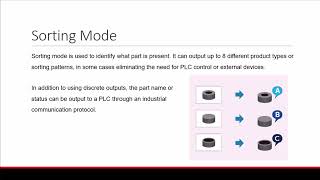 IV3 Vision Sensor Support  Tools  Sorting Mode [upl. by Aslam]