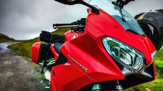 Bike Review in the Lake District  2018 Honda VFR800F  Ep2 [upl. by Hainahpez]