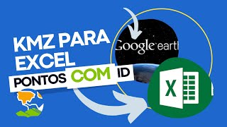 KMZ para Excel Salve também o ID dos pontos ad33geo kmz xlsx 📊🗺️ ad33geo kmz excel [upl. by Llewej]