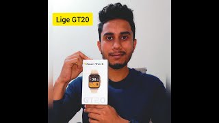 How to connect GT20 smart watch Review  Lige smart watch 2022 [upl. by Gnaoh]