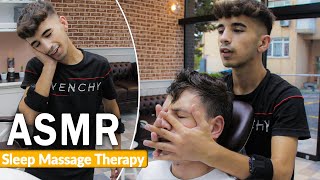 Massage ASMR  Sleep Well With Efficient ASMR Barber Therapy [upl. by Salmon]