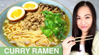 REZEPT Curry Ramen  Japanische Nudelsuppe selber kochen  mit original Sapporo Ramen Nudeln [upl. by Ellednahs944]