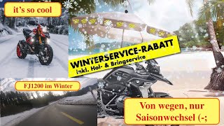 Im Winter ändert NUR die Saison  also kleine Runde YAMAHA FJ 1200 [upl. by Nrojb]