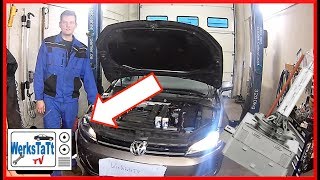 ►VW Golf 7◄ Xenonbrenner wechseln Replace Xenon Bulb ◢WERKSTATTTV◣ [upl. by Greg]