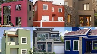 🎨100 Colores De Pintura para Casa 2024  Fachadas de Casas Bonitas y Sencillas 2024 [upl. by Darline]