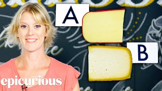 Cheese Expert Guesses More Cheap vs Expensive Cheeses  Price Points  Epicurious [upl. by Nolyaj772]