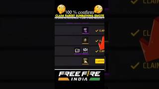 Claim Rarest Sunbathing Emote😱freefire trending shorts sbprabhatyt [upl. by Ahsiret]