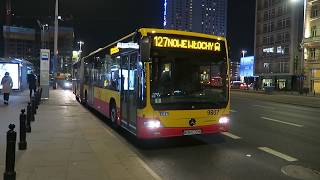 Warsaw Buses At Centrum 7 March 2019 [upl. by Munt]