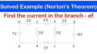 20b  Nortons Theorem with Solved Examples knust [upl. by Sasnett265]