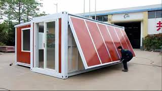 China Expandable container house 10 minutes one house [upl. by Berneta]