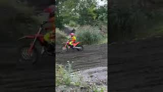 First time on my new 85cc at leisure lakes mx newbikeday [upl. by Viridis]