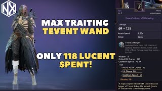 I Max Traited a Tevent Wand for 118 lucent  Throne and Liberty Archboss Weapon [upl. by Ymmak]