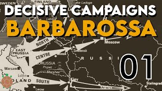 Decisive Campaigns Barbarossa  German Campaign  01 [upl. by Kalvin518]