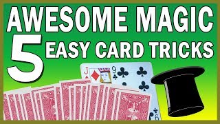 5 Easy Card Tricks to Learn  No Skill Required  The Si Stebbins Stack [upl. by Elfont]