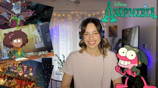 Amphibia S03 E09 Froggy Little Christmas Reaction [upl. by Salhcin]