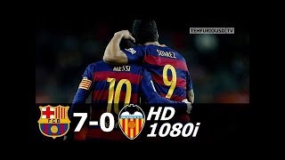 FC Barcelona vs Valencia 70 with Spanish Commentary HD 1080i [upl. by Mervin]