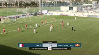 Malta U17 vs North Macedonia U17  UEFA U17 European Qualifiers [upl. by Attennaj682]