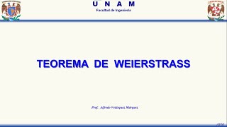 Teorema de Weierstrass [upl. by Anauq]