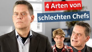 4 Arten von schlechten Chefs – und wie Sie sie erkennen [upl. by Arama]