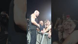 Disturbed stops show to comfort scared girl [upl. by Durman]