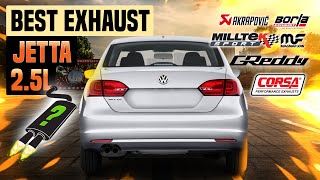 Volkswagen Jetta Exhaust Sound 25L 🔥 Straight PipeTurboModifiedReviewUpgradeBorlaFlowmaster [upl. by Acinomaj]