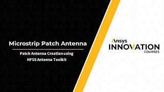 Microstrip Patch Antenna Creation using HFSS Antenna Toolkit [upl. by Leacim]