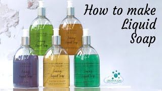 How to make liquid soap 30 minute liquid soap method [upl. by Anytsyrk]