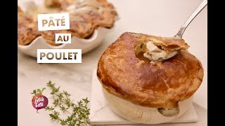 PÂTÉ AU POULET 🥧Tourte au poulet 🍗 Recette parfaite pour les restants de poulet [upl. by Noskcire]