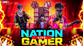 Massive Exclusive Redeem Codes Live  Nation Gamer Live  🔥 Free Fire Live Custom [upl. by Yttik]