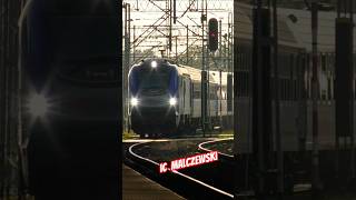 IC MALCZEWSKI wjazd do Katowic dc train kolej pociągi railway foryou fyp fypagevideo pkp [upl. by Nosyla]