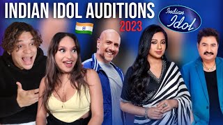 Latinos React to Indian Idol Season 14 Auditions for the first time  Indian Idol Previews [upl. by Einafets214]