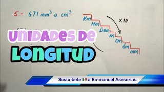 Conversión de LONGITUD método de la Escalerita [upl. by Baram]