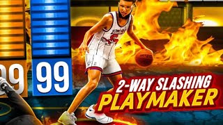 I recreated the 2way slashing playmaker from 2k20 😱 in nba 2k24 current gen 🔥 [upl. by Mansur]