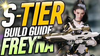 BEST FREYNA BUILD V4 STIER  SOLO HARD BOSSES 20 SECONDS  THE FIRST DESCENDANT BUILD GUIDE [upl. by Norbel]