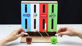 How to Make CocaCola Pepsi Mirinda 7Up DISPENSER [upl. by Reyam434]