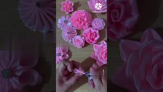 Easy paper craft flower craftideas diycrafts flowerdecoration diy flower [upl. by Ynolem725]