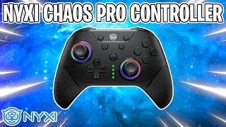 The Best Pro Controller for Nintendo Switch  NYXI CHAOS Flowing RGB Light Pro Controller Review [upl. by Dora]