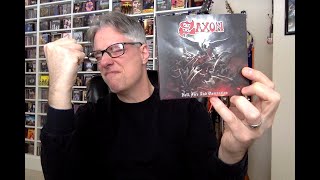 Review Saxon Hell Fire and Damnation heavy metal [upl. by Cirdek752]