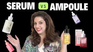 Serum vs Ampoule  what is the difference between serum and ampoule  Nipun Kapur [upl. by Wenz633]