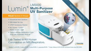 Lumin UVC Multipurpose Sanitizer  A Safe and Effective Way to Sanitize Personal Items [upl. by Davin927]