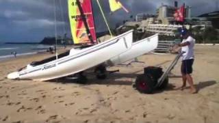 Easiest way to launch your catamaran [upl. by Batha63]