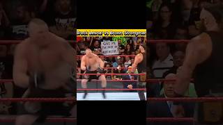 Brock Lesnar vs Brown Strongman In wwe [upl. by Traver264]