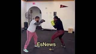 Claressa Shields The Gwoat In Camp For 210 Ema Kozin fights feb 5 on ppv esnews boxing [upl. by Maril]