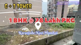 1bhknewconstructiontriparty28lakhpkg karanjade navimumbaicidcoapproved tower call9324674621 [upl. by Atnod]